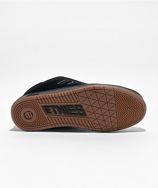 etnies Callicut Black & White Skate Shoes