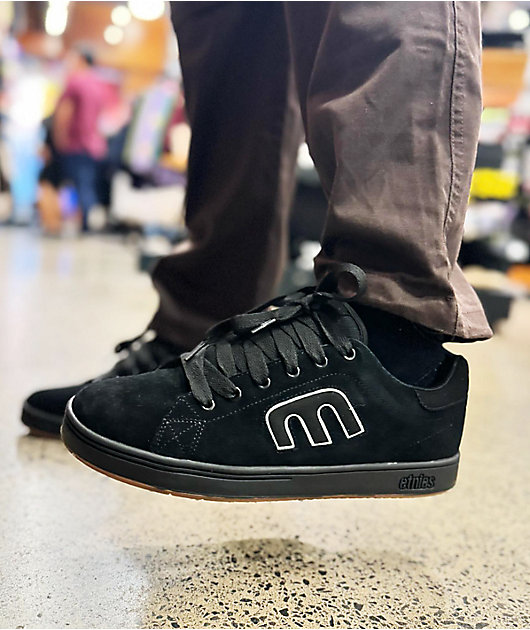 etnies Callicut Black White Skate Shoes Zumiez