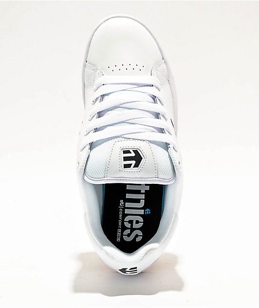 etnies Callicut White & Black Skate Shoes