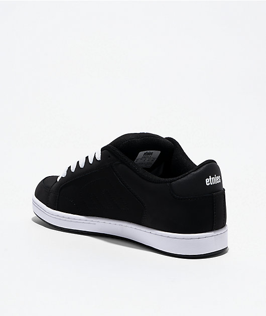 etnies Kingpin 2K Black & White Skate Shoes