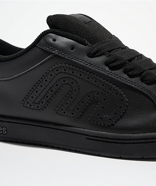 etnies Kingpin Wingtip Black Skate Shoes