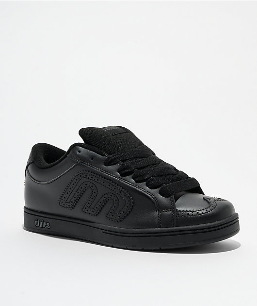 etnies Kingpin Wingtip Black Skate Shoes