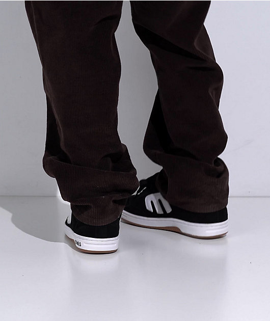 etnies Locut Black & White Skate Shoes