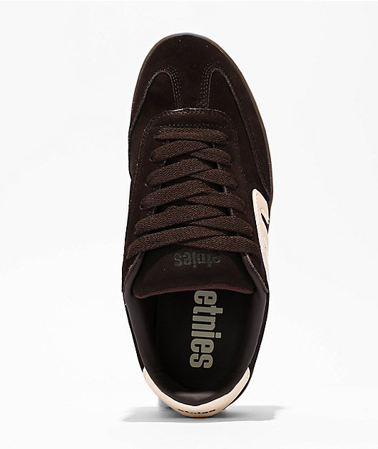 etnies Locut Brown & Bone Skate Shoes