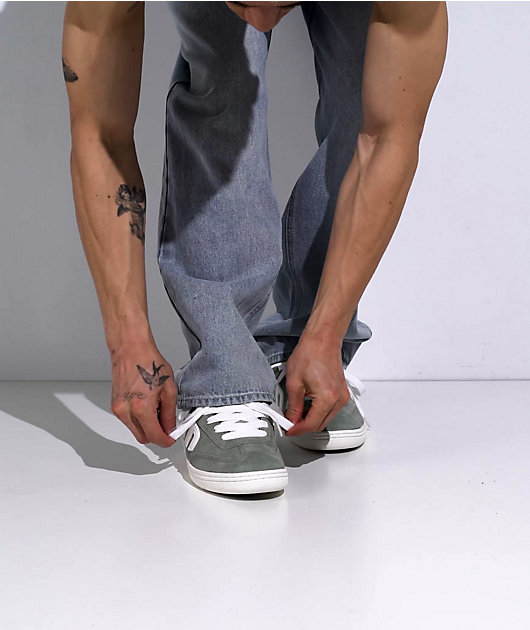 etnies Locut Sage & White Skate Shoes