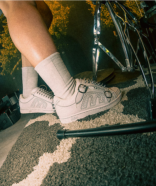 etnies Locut Spikes Hardwired White Shoes