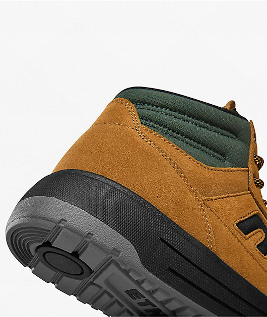 etnies Loot Water Resistant Brown & Black High Top Shoes