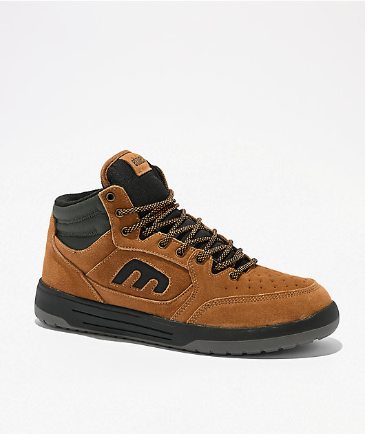 etnies Loot Water Resistant Brown & Black High Top Shoes