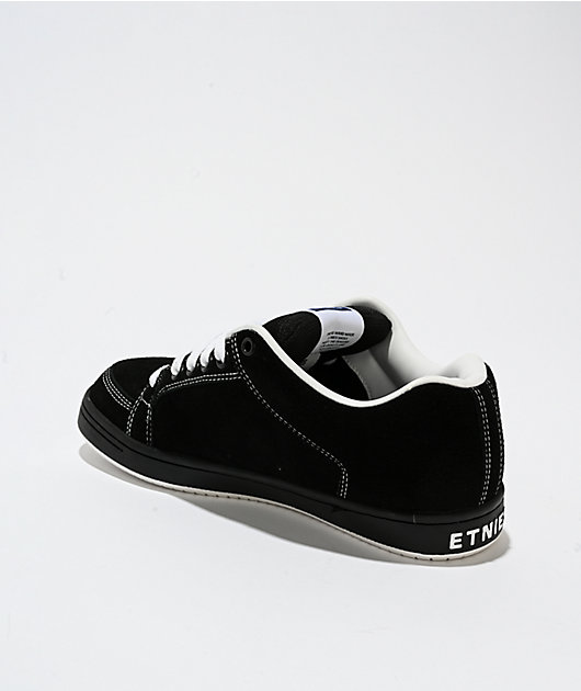 etnies Sal 23 Black & White Skate Shoes