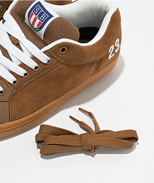etnies Sal 23 Brown & Gum Skate Shoes