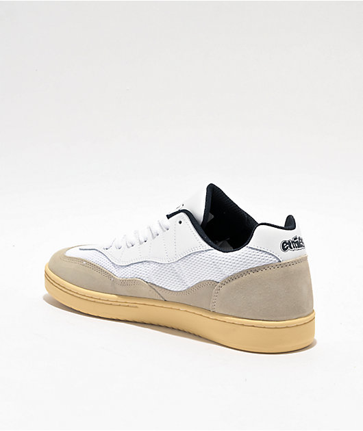 Etnies Snake White & Navy Blue Skate Shoes