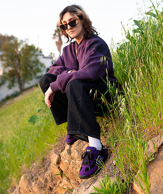 etnies Werka Locut 2K Black & Purple Skate Shoes