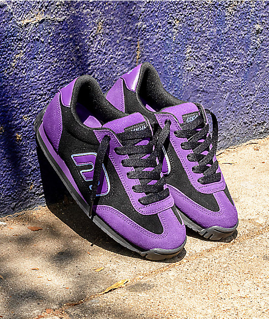 etnies Werka Locut 2K Black & Purple Skate Shoes