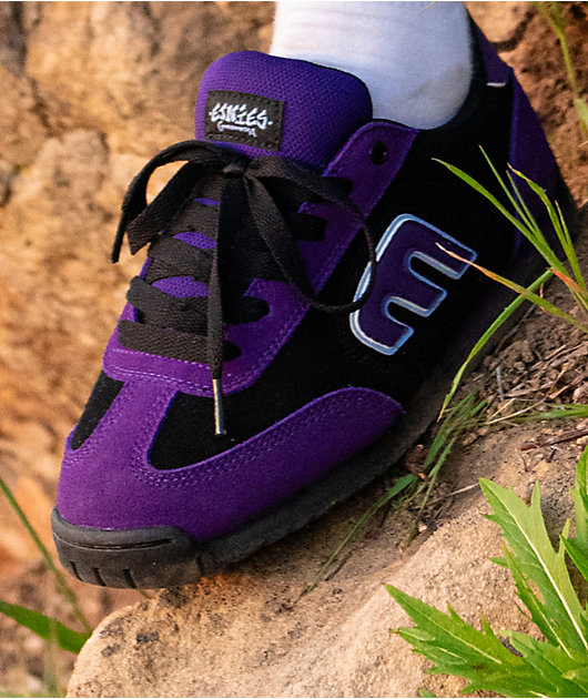 etnies Werka Locut 2K Black & Purple Skate Shoes