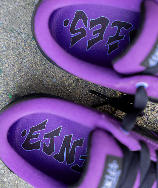 etnies Werka Locut Vulc Purple & Black Skate Shoes