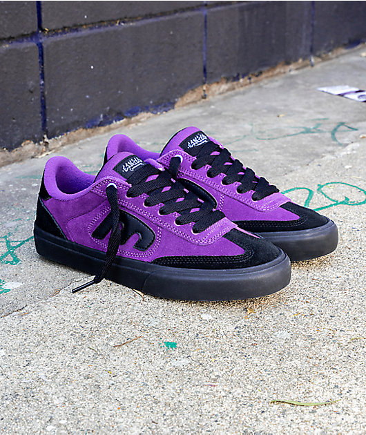 etnies Werka Locut Vulc Purple & Black Skate Shoes