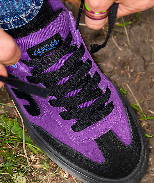 etnies Werka Locut Vulc Purple & Black Skate Shoes