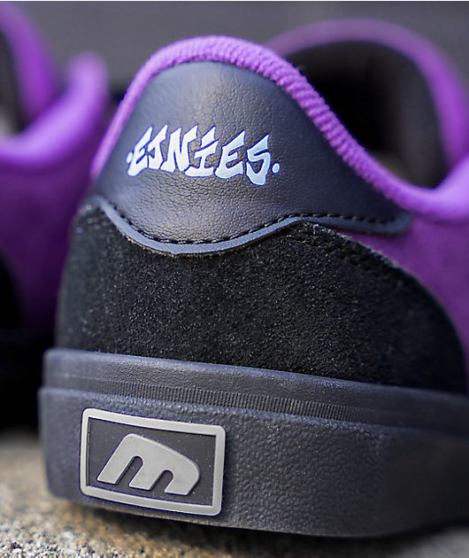 etnies Werka Locut Vulc Purple & Black Skate Shoes