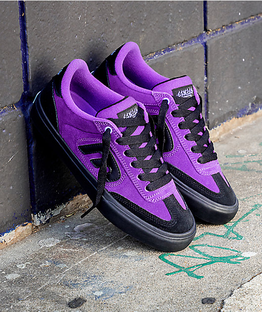 etnies Werka Locut Vulc Purple & Black Skate Shoes