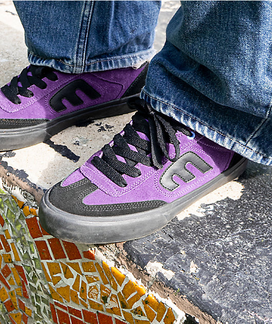 etnies Werka Locut Vulc Purple & Black Skate Shoes