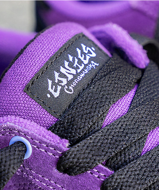 etnies Werka Locut Vulc Purple & Black Skate Shoes