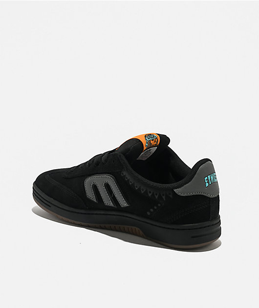 etnies x Apache Locut Black & Grey Skate Shoes