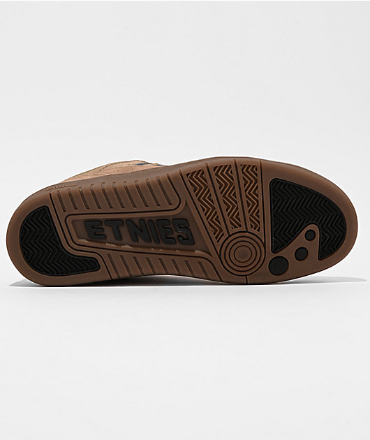 etnies x Apache Loot Tan & Gum Skate Shoes