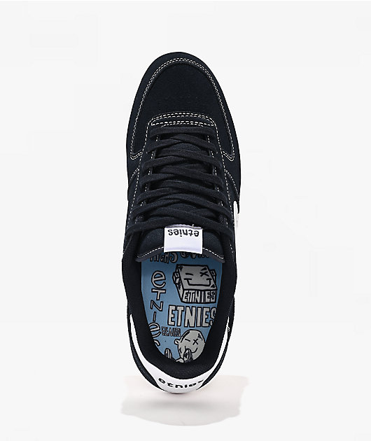 etnies x FOS Emerson Navy & White Skate Shoes