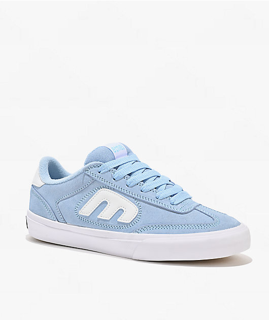 etnies x FOS Locut Vulc Light Blue Skate Shoes