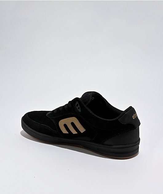 Michelin Shoes Etnies Veer Michelin Etnies X Michelin Giraud Marana Black  Gold Skate Shoes