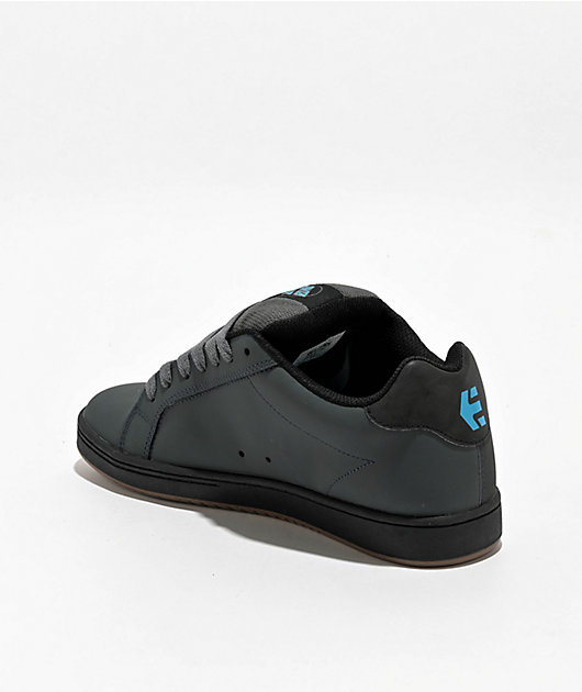 etnies x Santa Cruz Fader Dark Grey & Black Skate Shoes