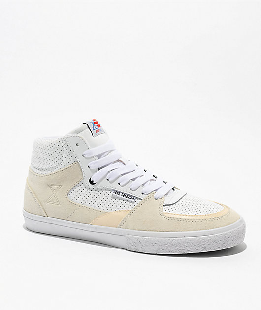 サニー etnies x Sour Solution Screw Mid White Skate Shoes | Zumiez