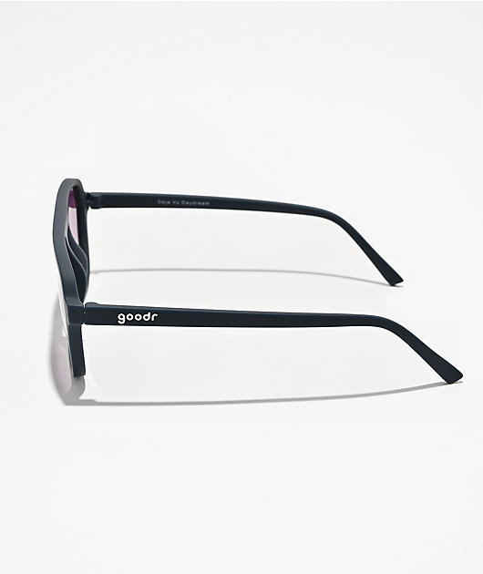 goodr Deja vu Daydream Dark Blue Polarized Sunglasses