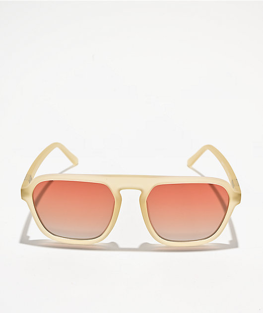goodr Impromptu Disco Nap Beige Polarized Sunglasses
