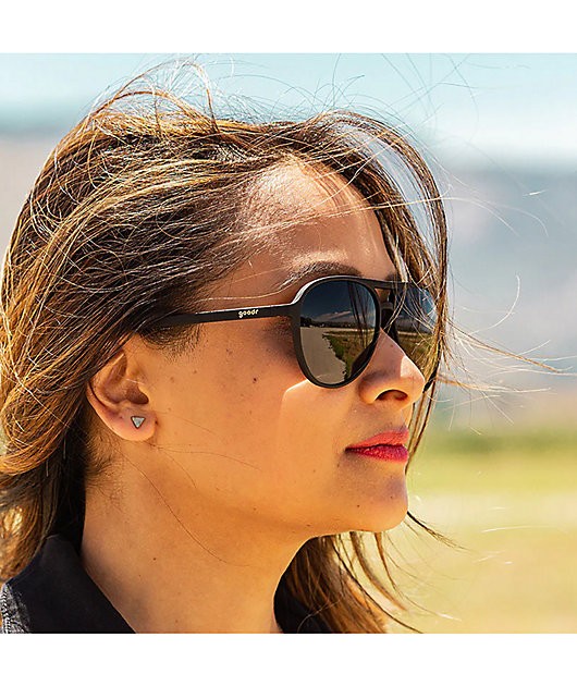 goodr Operation Blackout Black Polarized Sunglasses