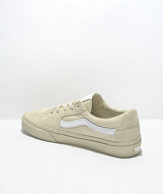 zapatos de skate blancas y Vans Sk8-Low Contrast