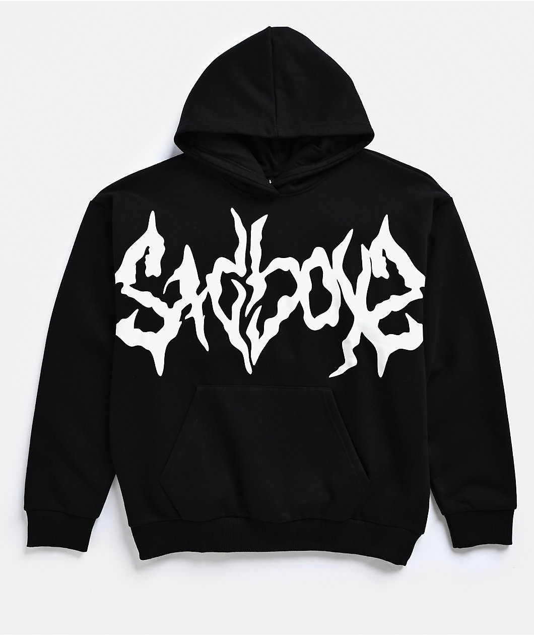 SAD BOYZ $AD BOYZ by Junior H Logo Black Hoodie | Liberty Center
