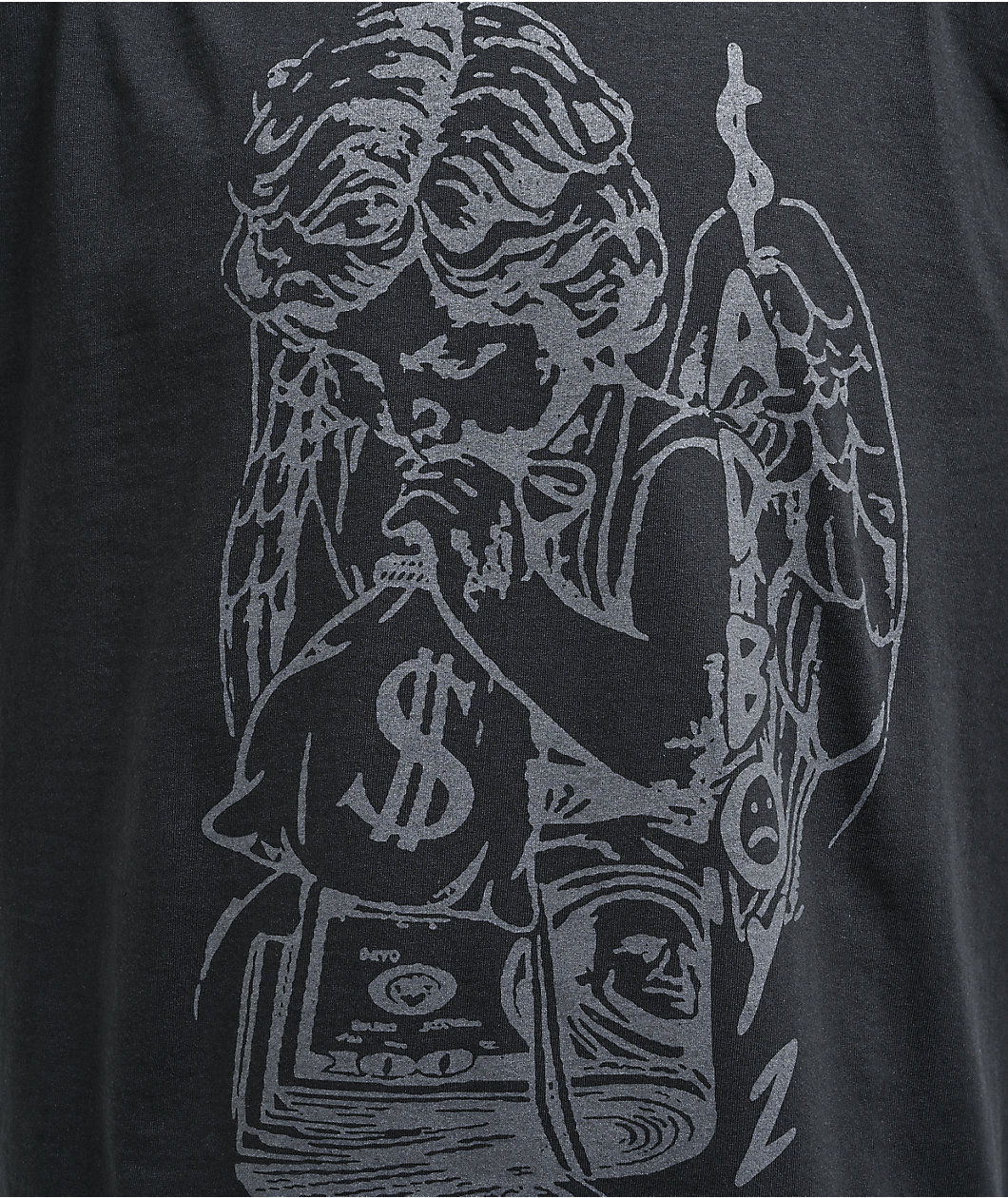 SAD BOYZ $AD BOYZ by Junior H Money Black T-Shirt | Liberty Center