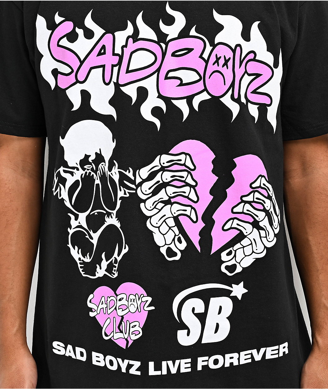 $AD BOYZ  by Junior H Club Black T-Shirt
