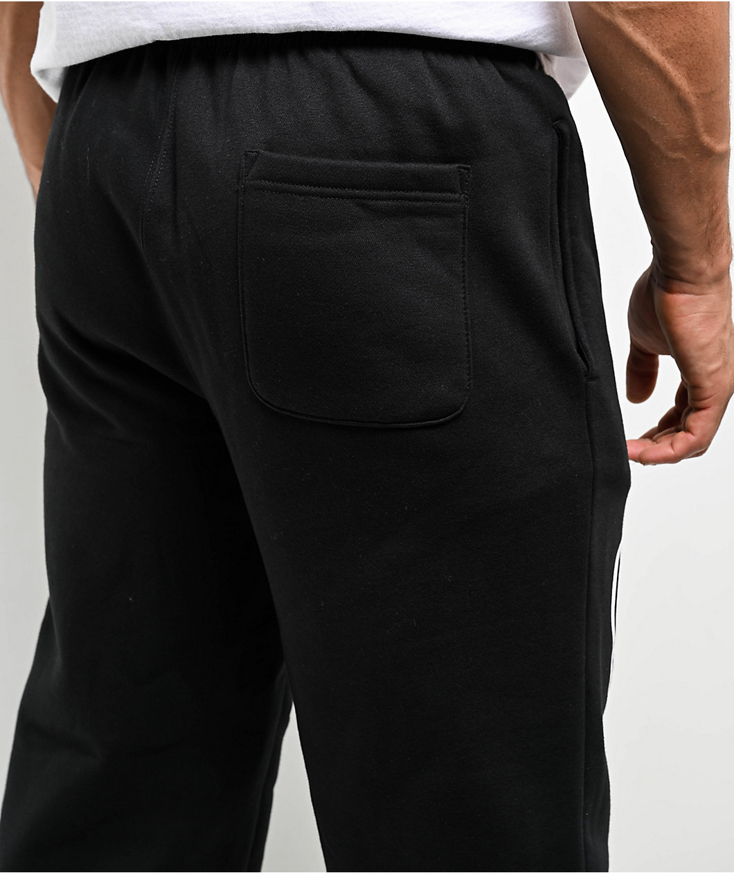 $AD BOYZ By Junior H Web Black Sweatpants