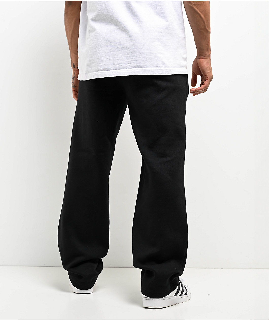$AD BOYZ By Junior H Web Black Sweatpants