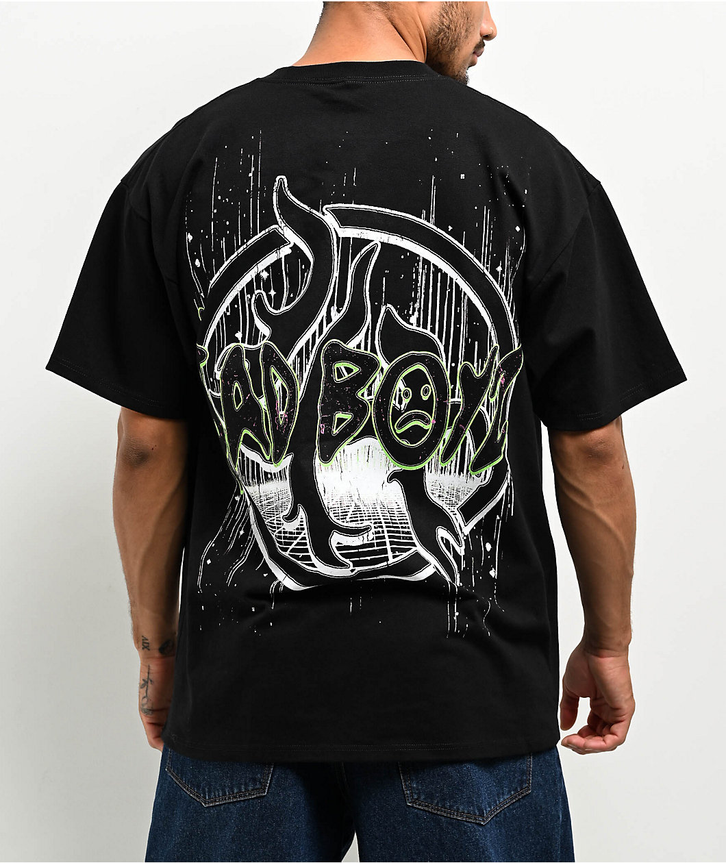 $AD BOYZ by Junior H  X Lost Hills Skeleton Black T-Shirt