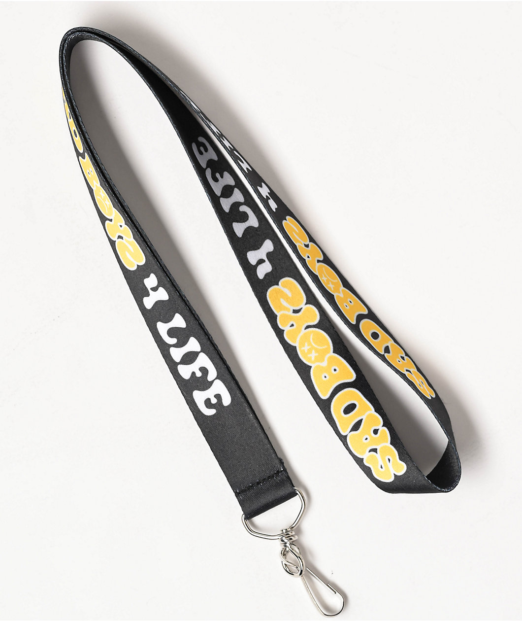 $AD BOYZ by Junior H 4 Life Black Lanyard