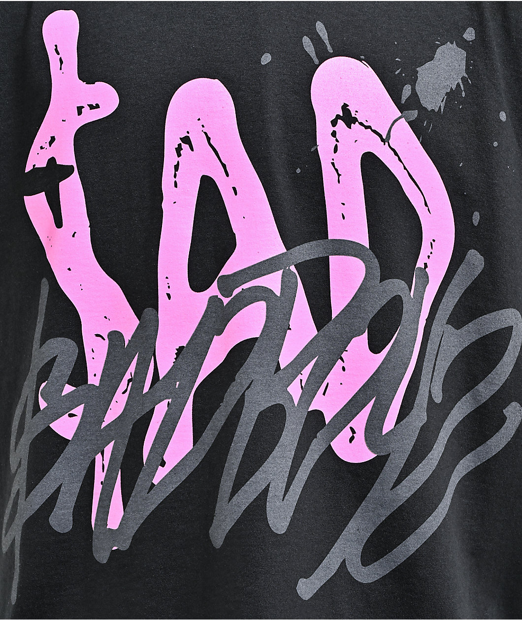 $AD BOYZ by Junior H Angel Cry Black T-Shirt