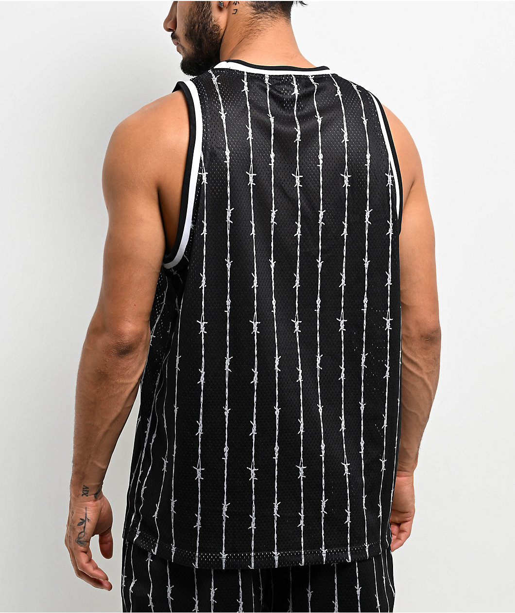 $AD BOYZ by Junior H Arrows Black Basketball Jersey