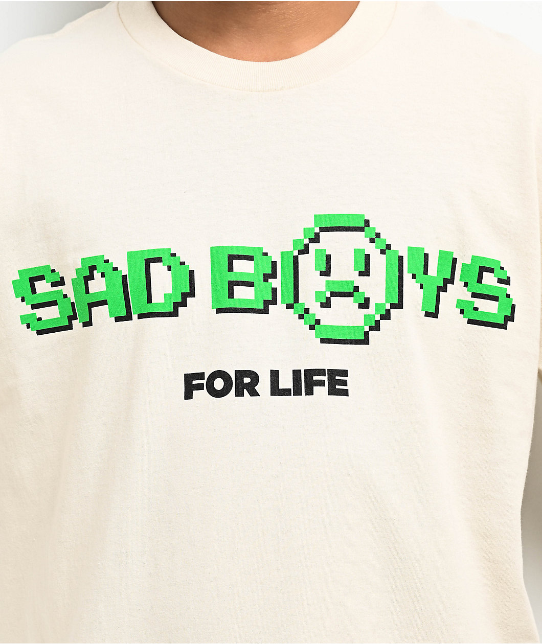 $AD BOYZ by Junior H Bot Natural T-Shirt