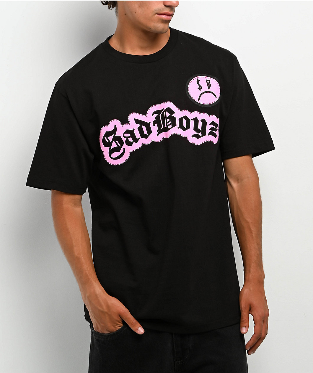 $AD BOYZ by Junior H Diez Mi Amor Black T-Shirt