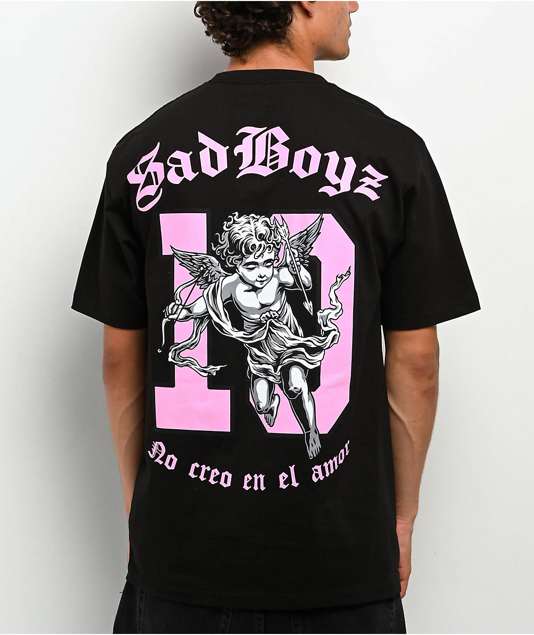 $AD BOYZ by Junior H Diez Mi Amor Black T-Shirt