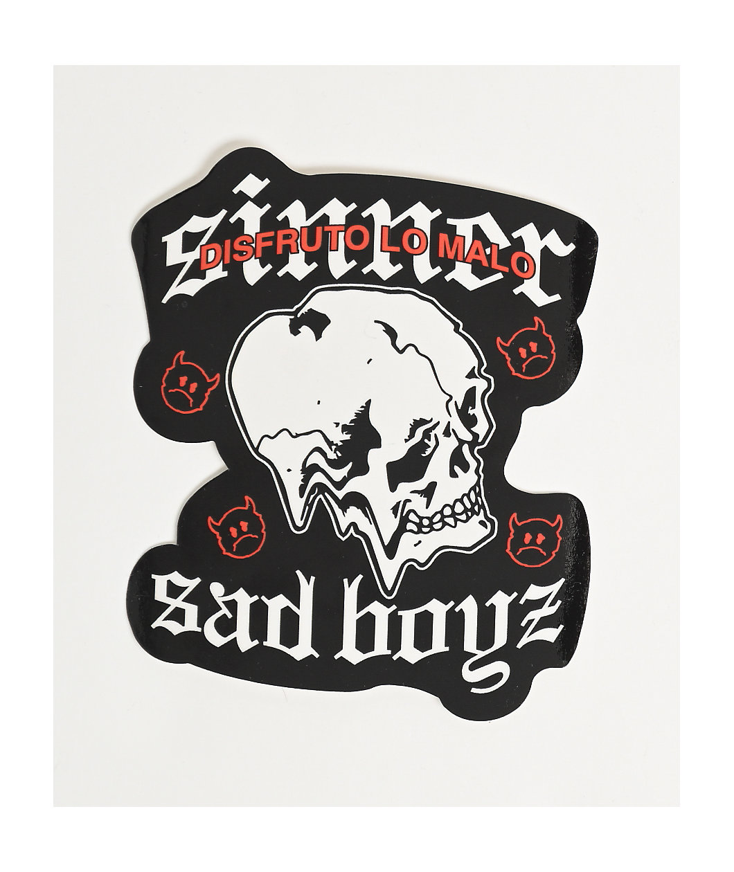 $AD BOYZ by Junior H Face Sticker