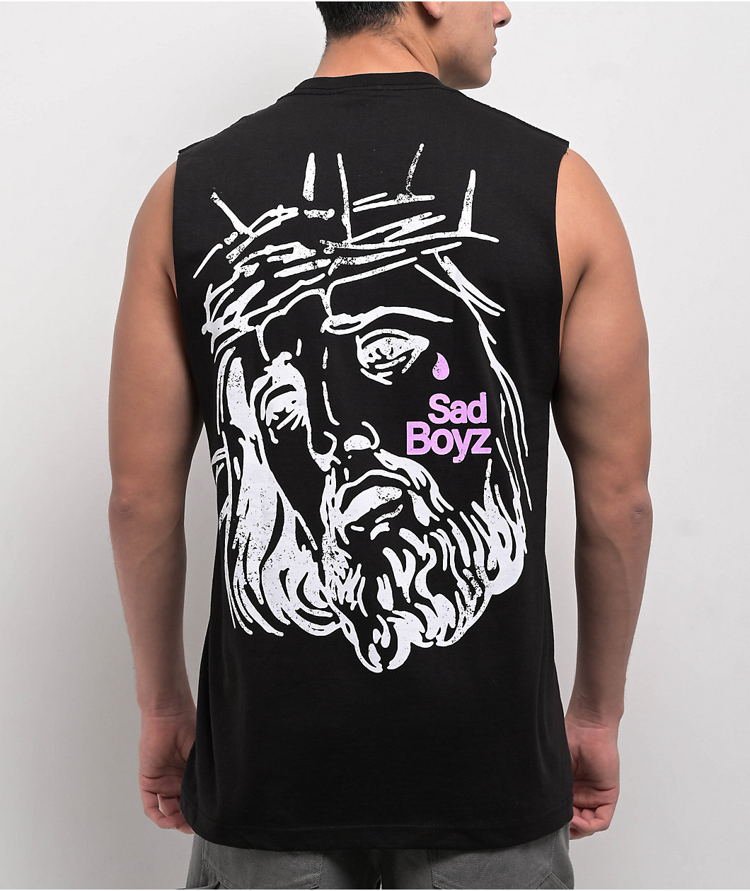 $AD BOYZ by Junior H Garden Black Tank Top